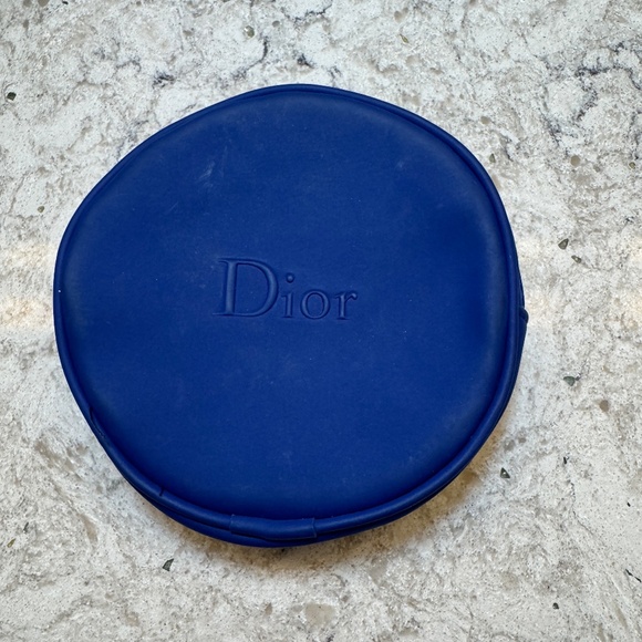 DIOR Beauté Cosmectic Bag‎ pouch case round 5' Round colbolt blue - Picture 3 of 12